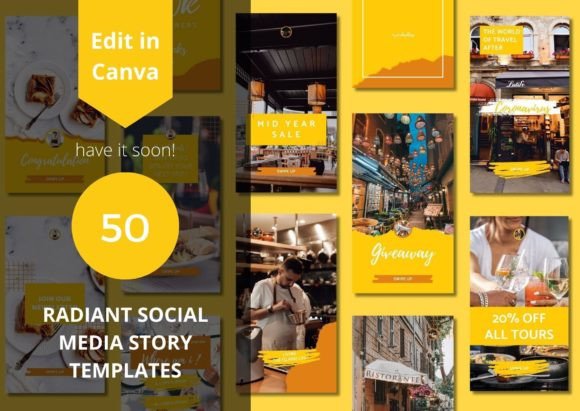 50 Radiant Social Media Story Templates for Engagement