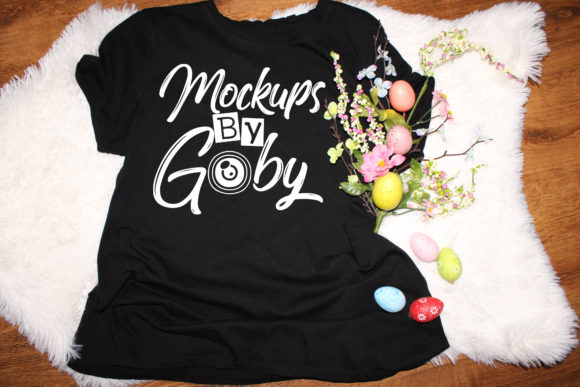 Easter Templates, Black T-shirt Mockup: Your Go-To for Stunning Holiday Designs