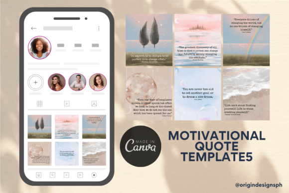 Elevate Your Social Feed: A Practical Look at Canva Templates Motivational Quote5