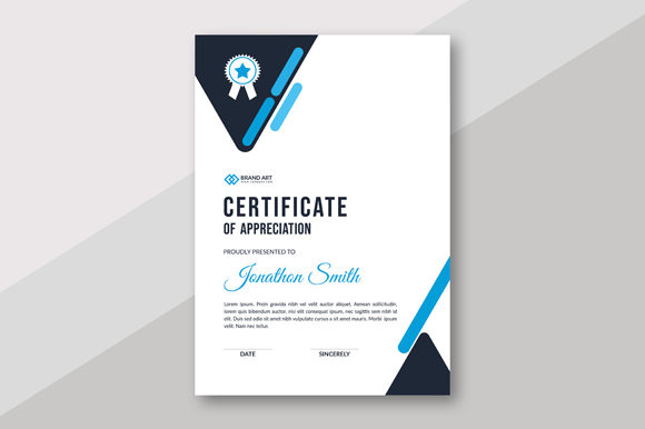 Evaluating the Professional Utility of the Templates Blue Certificate Layout