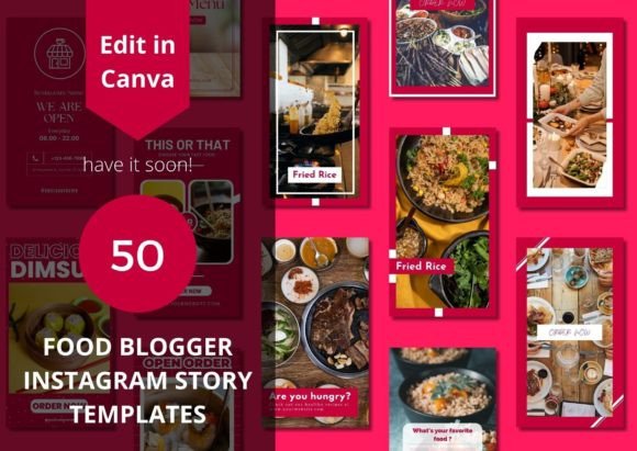 Food Blogger Story Canva Templates: Elevate Your Visual Content