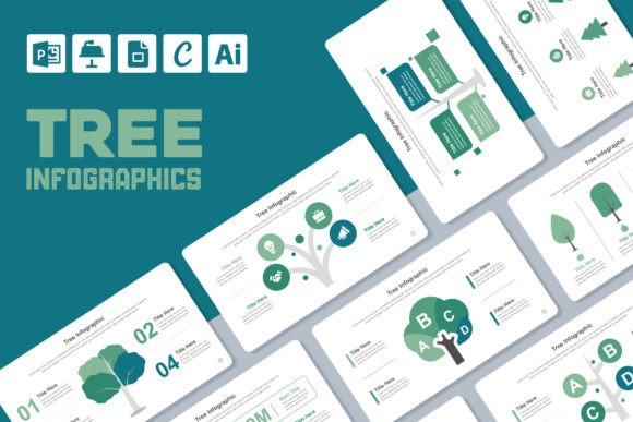 Mastering Data Presentation with Tree Infographic Templates Layout