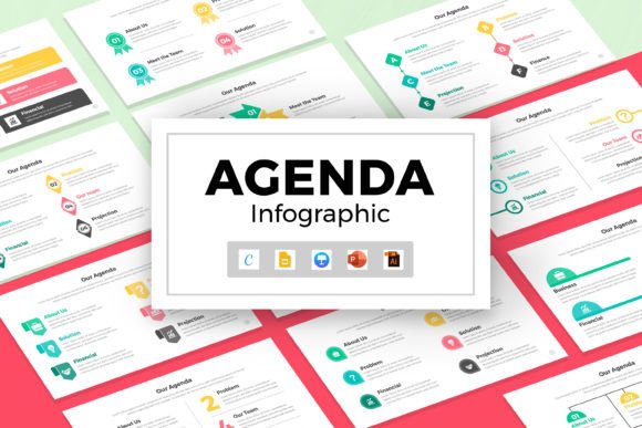 Mastering Strategic Alignment with Agenda Infographic Templates Layout