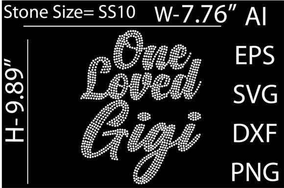 One Loved Gigi Rhinestone Templates: A Creator's Guide