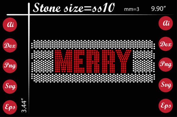 Practical Application of Merry Rhinestone Design Templates
