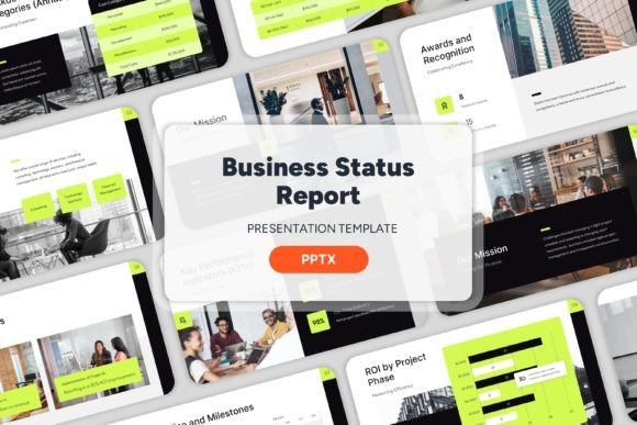 Professional Business Status Report: PPT Templates for Streamlined Communication