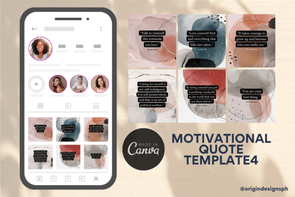 Refresh Your Feed with Canva Templates Motivational Quote4