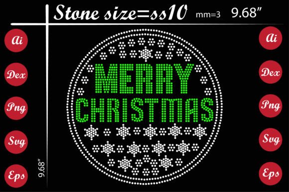 Unwrapping the Magic: Your Complete Guide to Merry Christmas Rhinestone Templates